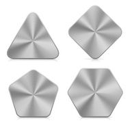 Aluminium buttons N6