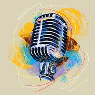 Colorful Microphone