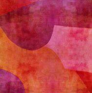 Pink Geometric Painting