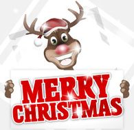 Merry Christmas Creative Background Design N3