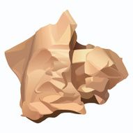 CRUMPLED PAPER (beige)