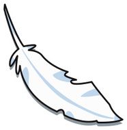 white feather N2