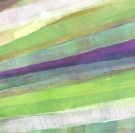 Diagonal Stripes with Green and Purple