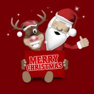 Merry Christmas Creative Background Design N8
