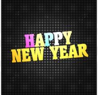 Happy New Year Creative Symbol Design