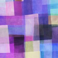 Purple Abstract Oil Painting
