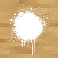 Splat on wood