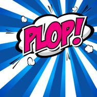 Plop! Comic Expression Vector Text N5