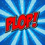 Plop! Comic Expression Vector Text N7