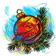 Colorful Christmas Ball