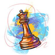 White Chess Queen