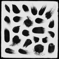 Vector paint stains N13