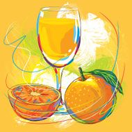 Tasty Orange and Juice