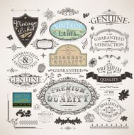 vintage labels N72