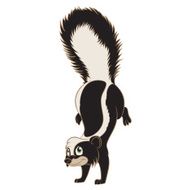 Cartoon Skunk N6