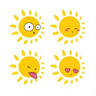 Cartoon Sun N102