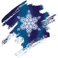 Painted snowflake N2