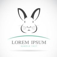 Vector image of an rabbit