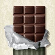 dark chocolate bar