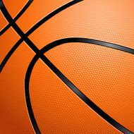Close-up of a Basketball