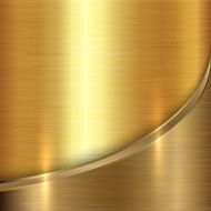 Vector abstract precious metal background with curve