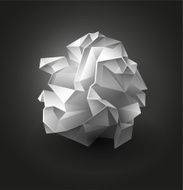 Crumpled Paper Ball N3