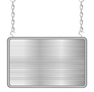 Shiny Metallic Sign N2