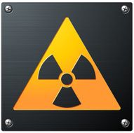 Radioactivity Symbol Vector