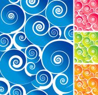 Colorful Spiral Background N2