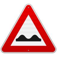 Bumpy Road Sign N3