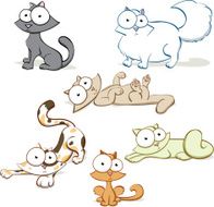 Googly Eyed Cats