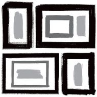 Paint stroke frames