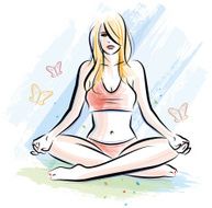 Yoga outdoors
