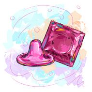 pink condom N2