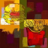 Abstract Food Background N10