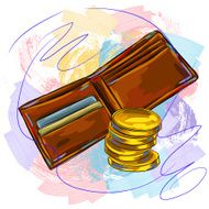 Wallet and Coins