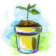 Growing plant N2