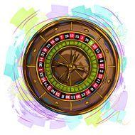 Casino roulette wheel