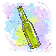 Tasty Green Beer Bottle
