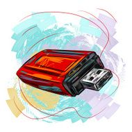 Red Pen drive