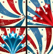 Patriotic Star Background N3