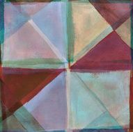 Diamond and Triangle Abstract