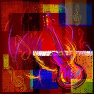 Colorful music background N19