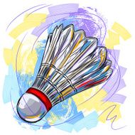 Colorful Shuttlecock