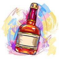 liquor bottle N6