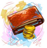 Wallet and Coins N2
