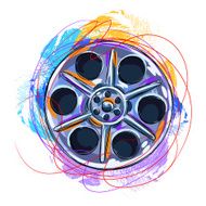 Colorful Film reel N4