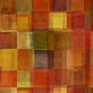 Red and Orange Checked Pattern