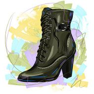 Leather shoe N4