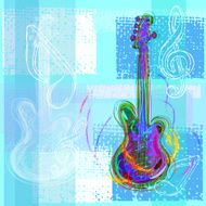 Colorful music background N20